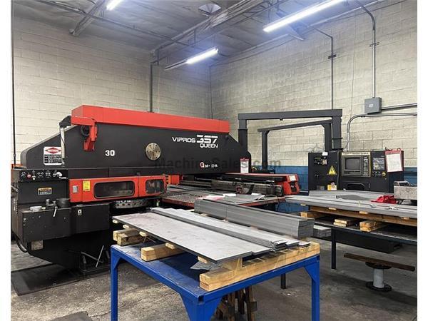 1997 - 33 Ton Amada Vipros 357 Queen CNC Turret Punch 1997 - 33 Ton Amada Vipros 357 Queen CNC Turret Punch
