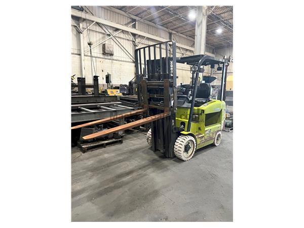 USED CLARK 6,000 LB ELECTRIC FORKLIFT MODEL ECX 30, Stock# 11017, Year: 2014