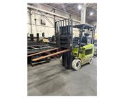 USED CLARK 6,000 LB ELECTRIC FORKLIFT MODEL ECX 30, Stock# 11017, Year: 2014