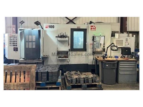 HAAS EC-400 W/ 6 STATION PALLET PULL CNC HORIZONTAL MACHINING CENTER NEW: 2