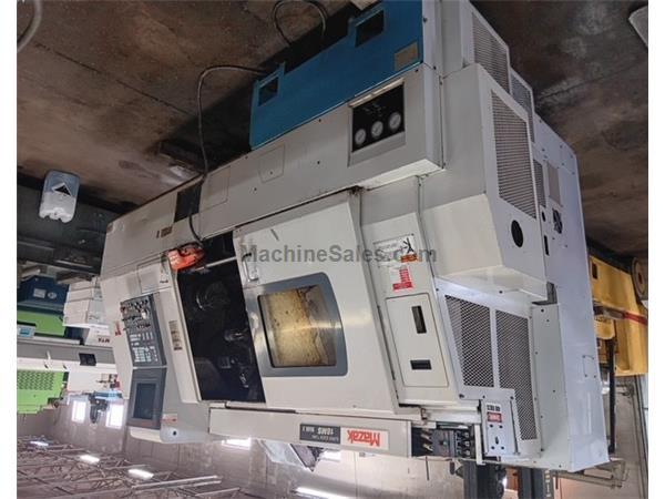 1996 Mazak SQT 18MS CNC Lathe with Sub-Spindle &amp; Live Tooling