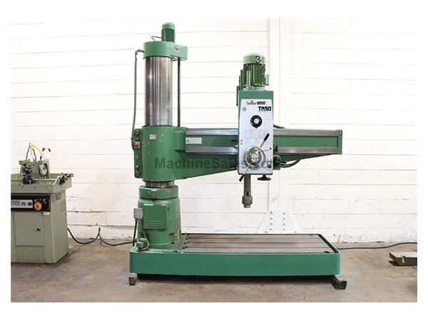 5&#39; X 13&quot; WILLIS-BERGONZI MODEL: TM50/1600 RADIAL DRILL - NEW: 1994