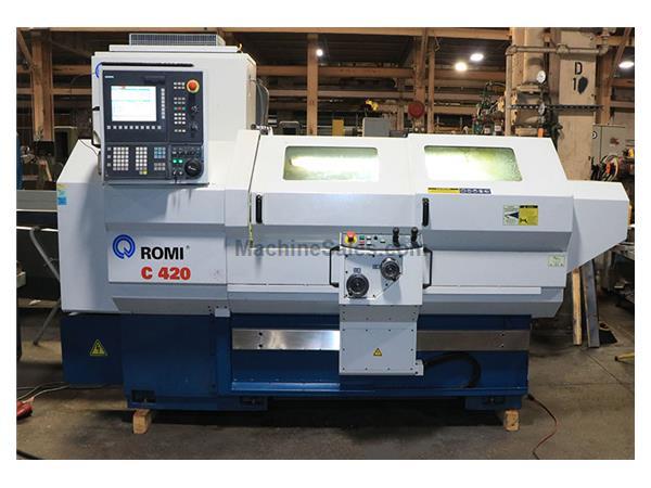 Romi C-420 Combination Manual &amp; CNC Lathe - New: 2010