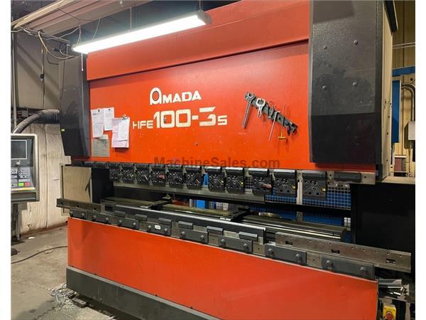 2000 Amada HFE100-3S, 10' x 100 Ton CNC Hydraulic Press Brake 2000 Amada HFE100-3S, 10' x 100 Ton CNC Hydraulic Press Brake