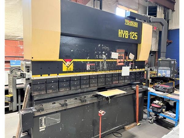 2001 Toyokoki HYB125, 10' x 125 Ton, Servo Hydraulic CNC Press Brake 2001 Toyokoki HYB125, 10' x 125 Ton, Servo Hydraulic CNC Press Brake