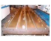 Floor Plate, T-Slotted, 60" x 218" x 10" Cast Iron