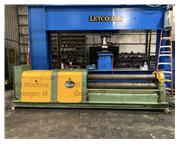 1/4" x 6.5' Atlantic Double Pinch Plate Bending Roll, Hyd Drop End