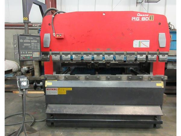 1995 - 88 Ton Amada RG-80 CNC Hydraulic Press Brake