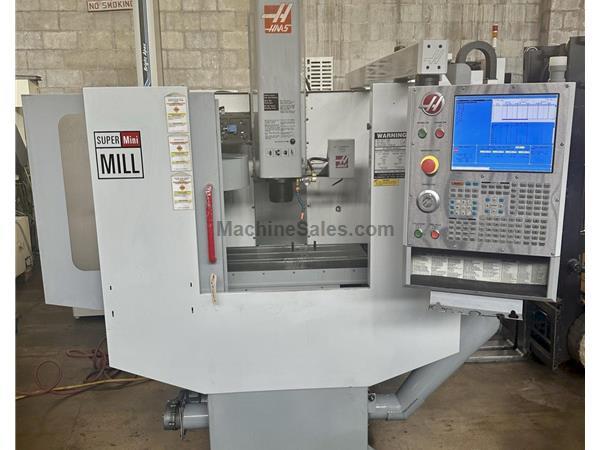 Haas Super Mini Mill CNC Vert Mach Cntr, 36&quot;x12&quot; tbl, XYZ=16/12/1