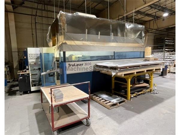 2013 - 4,000 Watt Trumpf TruLaser 3030 CNC laser Cutting System