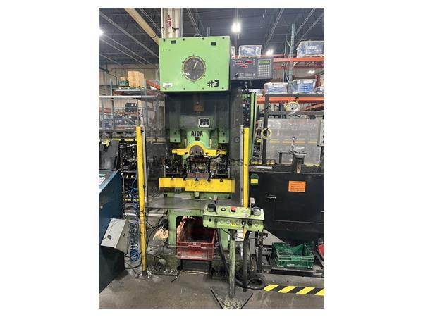 50T Aida Gap Frame Press, Model NC1-45, Single Crank, 1.96&quot; Stroke