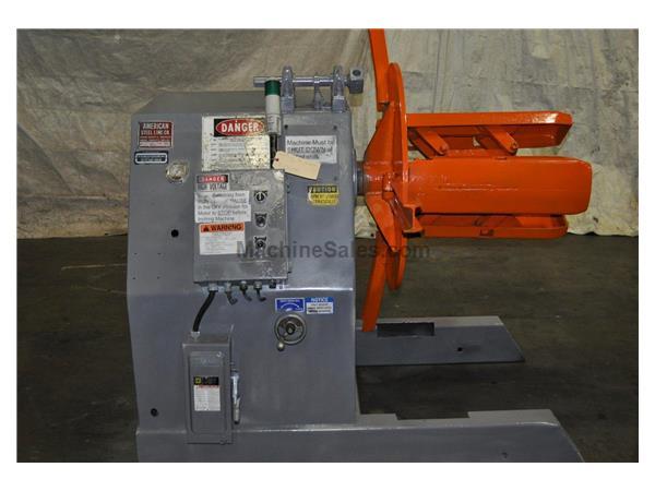 6000 LB X 28" American Steel Line Motorized Uncoiler 6000 LB X 28" American Steel Line Motorized Uncoiler