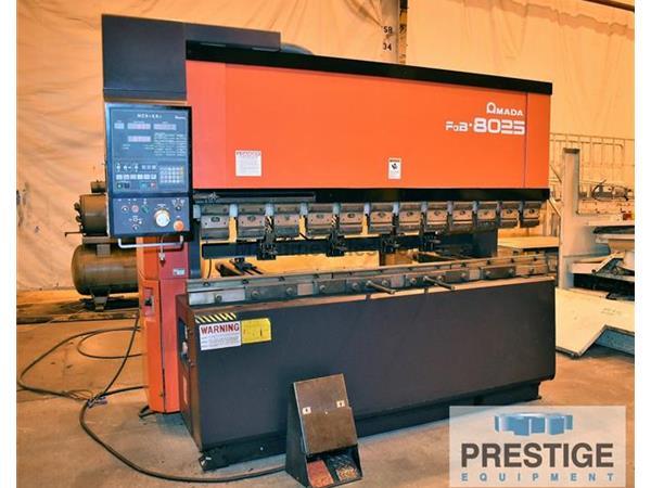 Amada FBD-8025 88 Ton 3-Axis CNC Hydraulic Press Brake