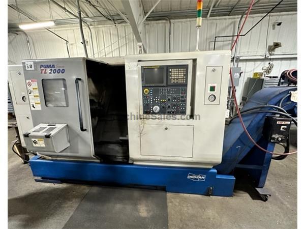 2007 Doosan Model TL-2000 (4 Axis) CNC Lathe Fanuc 18i-TB Control