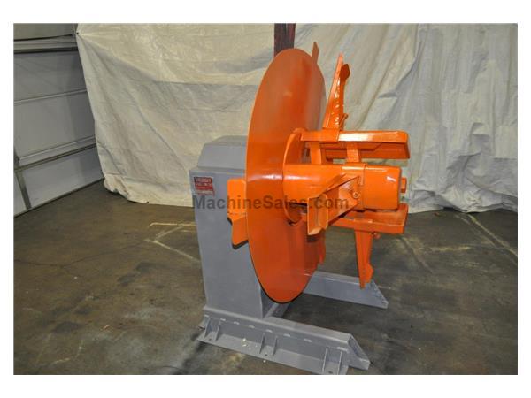 2500Lb X 18" American Steel Line Uncoiler 2500Lb X 18" American Steel Line Uncoiler