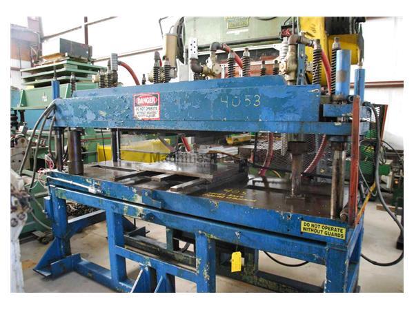 80 Ton x 3&quot; AIRAM, 4-Post Long Bed Pneumatic Cut-Off Press