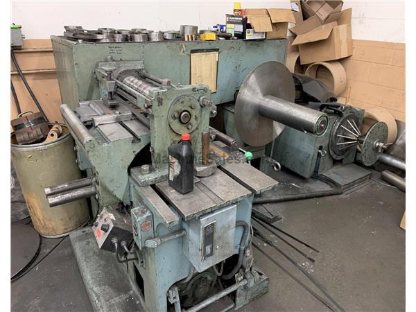 12" (305mm) X 2-5/8" (66mm) Torrington Slitting Line (14147)