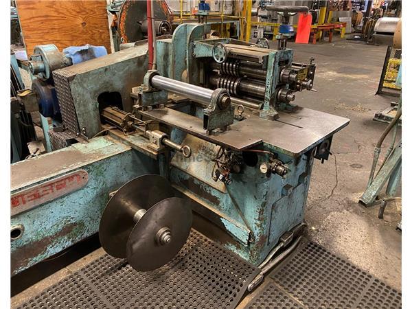 18&quot; x 2.625&quot; Arbors x 6000# Ruesch Ring Type Slitting Line, Stock # 14156