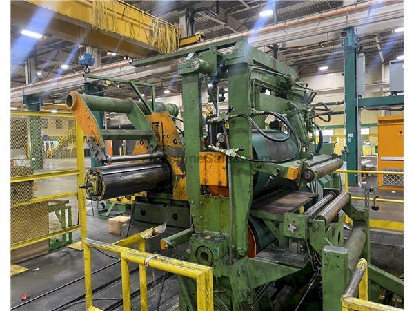 24” x .150&quot; x 16,000# Stamco Precision Loop Slitting Line with Two Injector Slitting Heads, Stock 14157