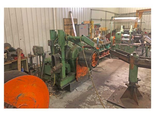 12&quot; x 4&quot; x 6,000 lb YODER SLITTING LINE Stock # 14172