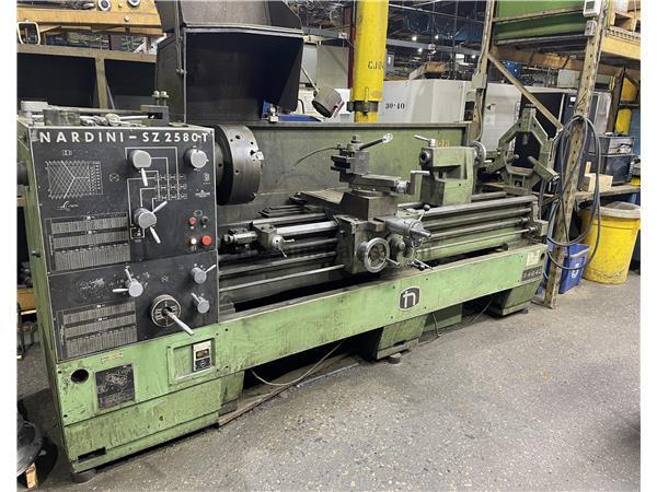 20” X 80” Nardini Model SZ 2080T Gap Bed Type Engine Lathe