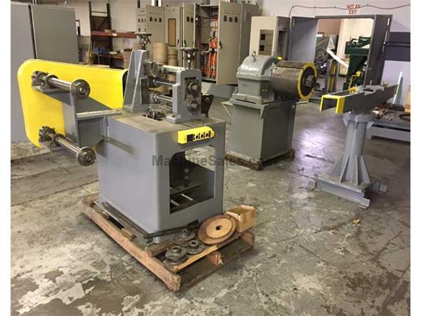 12" x 2 1/2" RUESCH MODEL 76 SLITTING LINE WITH DUAL
WINDERS (13035)