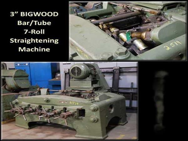 3", BIGWOOD, No. 1B, 1970, 7-ROLL TUBE & BAR STRAIGHTENER (11214)