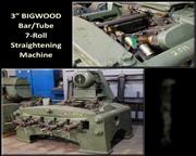 3", BIGWOOD, No. 1B, 1970, 7-ROLL TUBE & BAR STRAIGHTENER (11214)