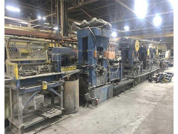 4 STAND TANDEM FENN/WATERBURY FARREL WIRE FLATTENING LINE (13838)