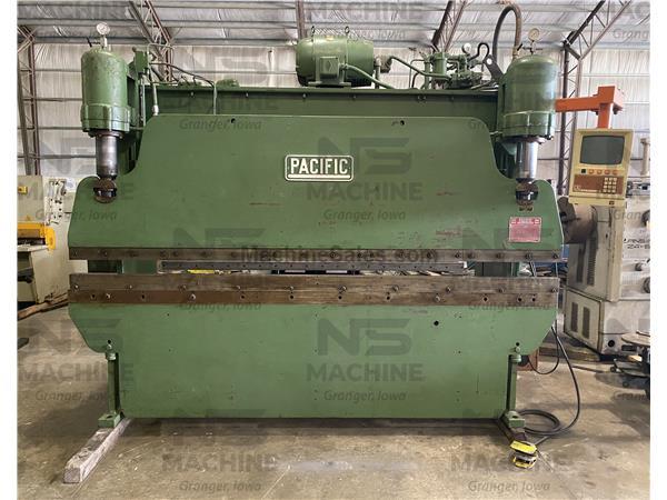 70 ton Pacific #70-10-8 Press Brake, 1X CNC, Foot Pedal