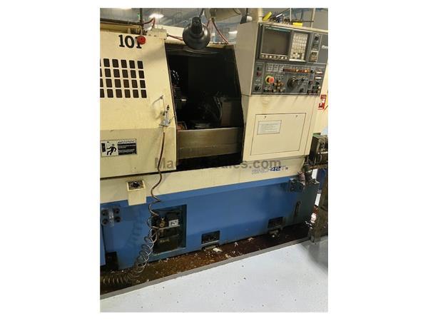 2004 Miyano BND-42T5 CNC Turning Center with Fanuc Control, (2) Turrets,