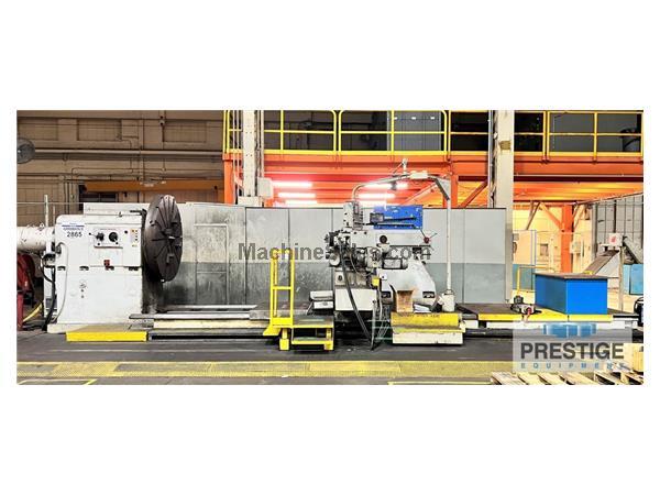 Ravensburg 100&quot; x 254&quot; Manual Lathe with Crane Rope Drum Threadin