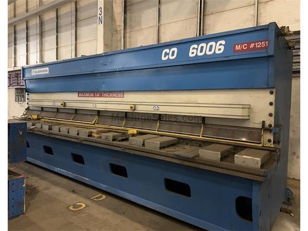 Gasparini .25&quot; x 20&#39; CNC Hydraulic Shear