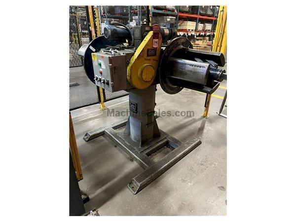 2500 LB X 12" COLT DOUBLE END UNCOILER MOTORIZED