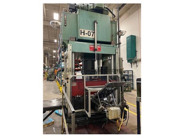 120 TON CORSTEEL 4 POST HYDRAULIC PRESS REBUILT IN 2022