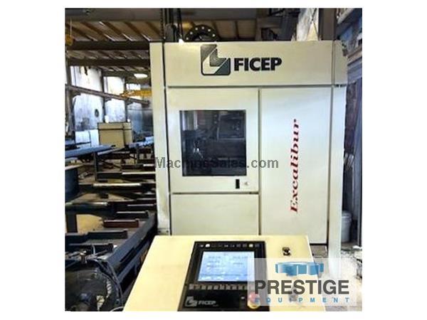 Ficep Excalibur 1201 DE CNC Single Spindle Traveling Column Drill With ATC