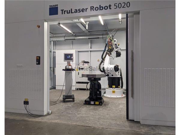 TRUMPF TRULASER ROBOT 5020 ROBOTIC WELDER/FIBER LASER W/ WELDING CELL 2015