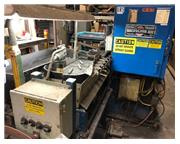 Acme L47-2 Twin Head Centerless Finishing Machine w/ vibratory feed table