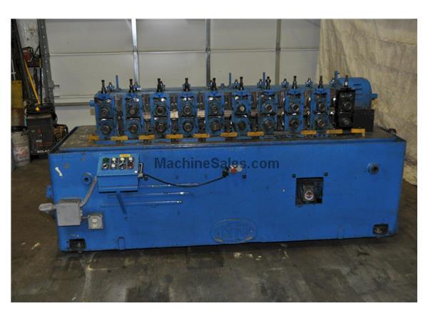 10 STAND X 8" TISHKEN ROLLFORMER 1.5" SHAFT 10 STAND X 8" TISHKEN ROLLFORMER 1.5" SHAFT