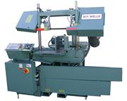 9" x 14" Brand New W.F. Wells (CNC) Fully-Automatic Horizontal Twin Post Bandsaw