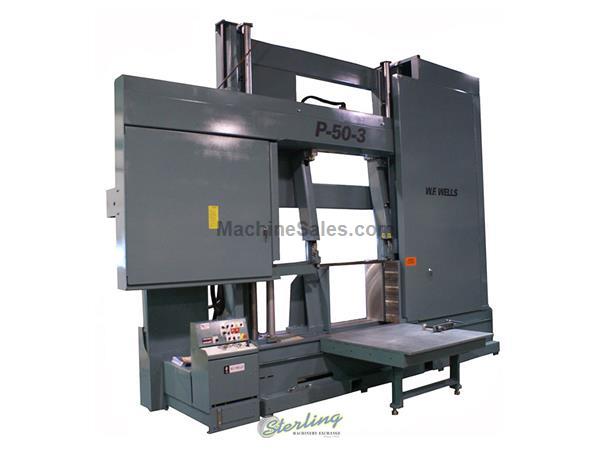50" x 50" Brand New W.F. Wells Semi-Automatic Hydraulic Horizontal Large Capacit 50" x 50" Brand New W.F. Wells Semi-Automatic Hydraulic Horizontal Large Capacit