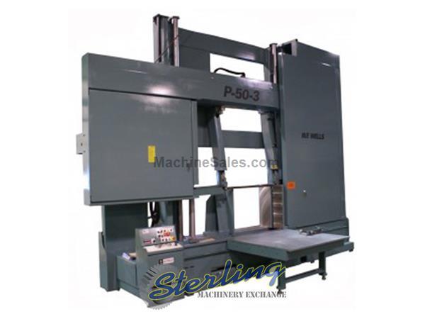 50" x 50" Brand New W.F. Wells Semi-Automatic Hydraulic Horizontal Heavy Duty Tw 50" x 50" Brand New W.F. Wells Semi-Automatic Hydraulic Horizontal Heavy Duty Tw