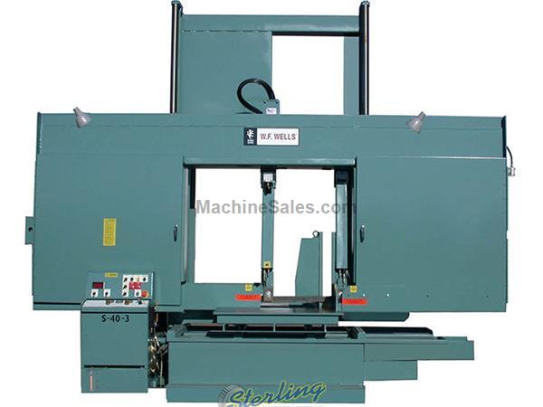 40" x 40" Brand New W.F. Wells Semi-Automatic Hydraulic Horizontal Large Capacit 40" x 40" Brand New W.F. Wells Semi-Automatic Hydraulic Horizontal Large Capacit