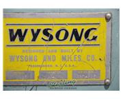 1/4" x 10' Used Wysong Mechanical Double End Frame Power Shear (Heavy Duty Shear), Md