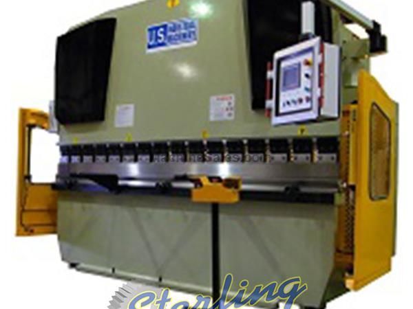 125 Ton x 10' Brand New U.S. Industrial CNC Hydraulic Press Brake, Mdl. USHB125-10, CNC 2- 125 Ton x 10' Brand New U.S. Industrial CNC Hydraulic Press Brake, Mdl. USHB125-10, CNC 2-