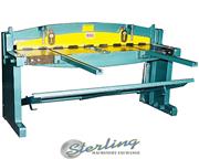 16 Ga. x 4' New Tin Knocker Foot Shear, Mdl. TK-1652, (2) Front supports, Manual Back Gaug