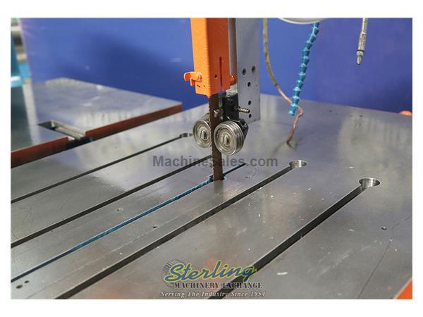 60&quot; Used Doall Vertical Band Saw Super Deep Throat, Mdl. 6013-3, Hydraulic Blade Tension Control, Chip Blower, Gear Adjusted Guide Post, Blade Welder,