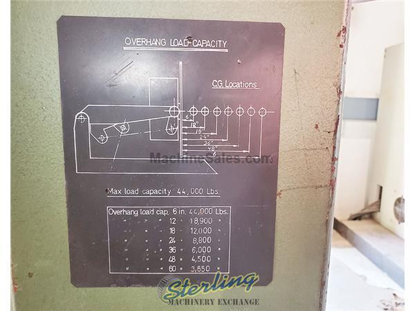 44,000 Lbs. Used Roundo Welding Positioner , Mdl. L-4 OC 1938, Converted To Hydraulic Drive, #C5168