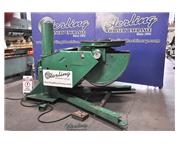 6,000 Lbs. x 48" Used Ransome Powered Welding Positioner, Mdl. , Foot Pedal, Push But
