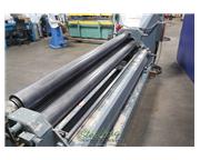 8' Used P & J Power Bending Plate Metal Sheet Rolls, Mdl. -, Emergency Cable Stop, Air Dro